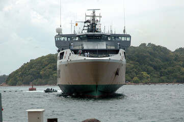 ship in the port