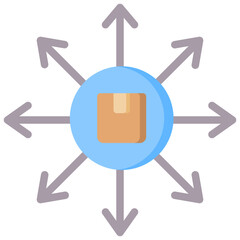 Distributor Flat Icon