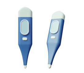 Body thermometer 3d rendering
