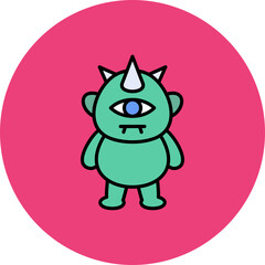 Cyclop Monster Icon