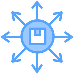 Distributor Blue Icon