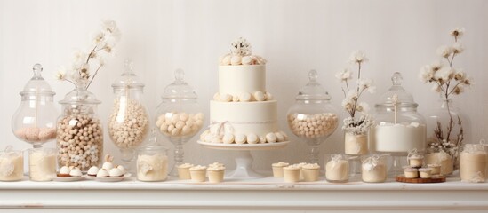 Christening or First Communion party with a delightful table