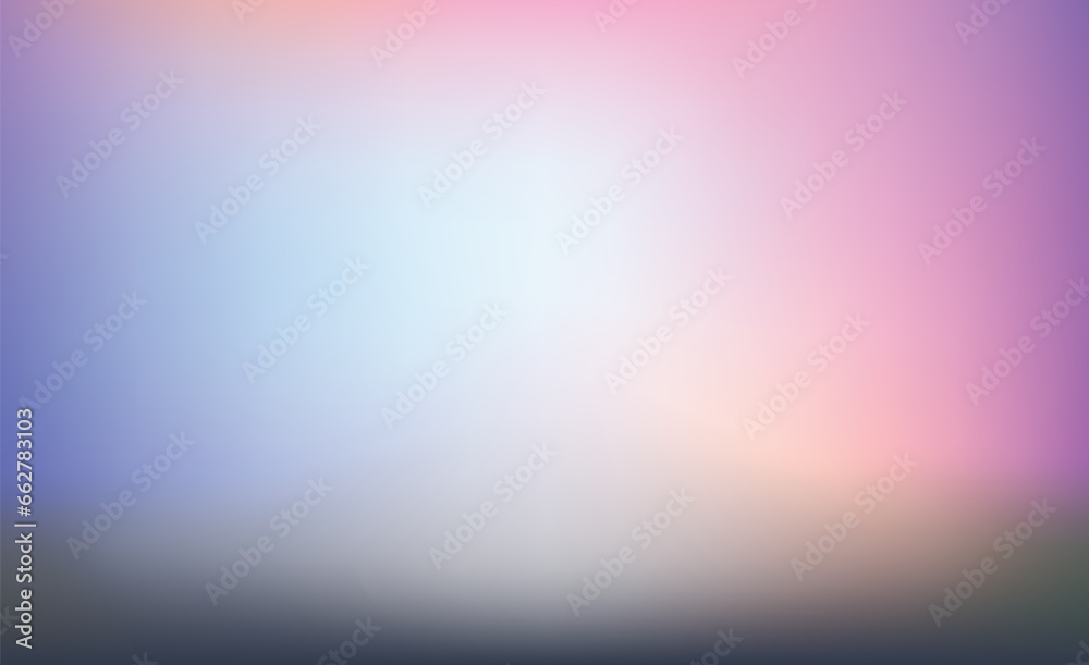 Fototapete Pastel Multi Color Gradient Background,Simple Gradient Vector form blend of color spaces as contemporary background graphic