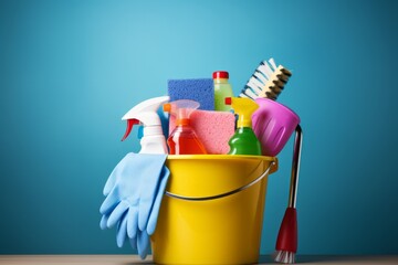 Cleaning eco set for different surfaces in home Household Cleaning Supplies.Includes All Cleanup Equipment Cleaning Cleaning Products Still Life