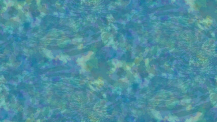 Fototapeta na wymiar mottled blue and green background evocative of the water in an impressionist painting, seamless tiling
