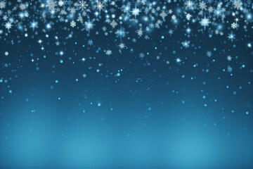 Obraz na płótnie Canvas blue winter christmas background wallpaper gift card