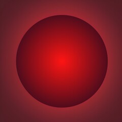 abstract red sphere