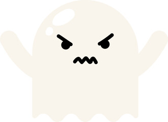 Scare ghost illustration