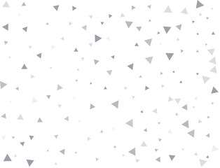 Obraz premium Gender Neutral Silver Triangular Confetti