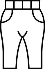 pants vector design icon for download. Eps