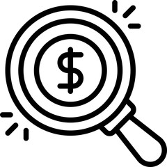 Search coin icon