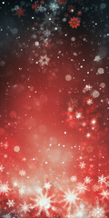 Obraz premium red winter christmas background wallpaper gift card