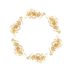 Golden wreath