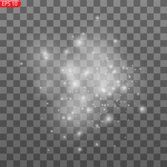 Abstract stylish light effect on a black background