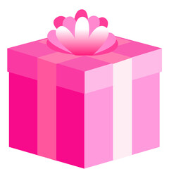 pink gift box