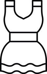 dress vector design icon for download. Eps
