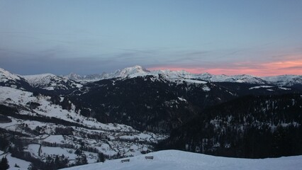 winter mountain landscape