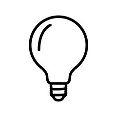 Lamp layer black line icon.