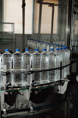Fresh Water Bottles on the Conveyor Belt