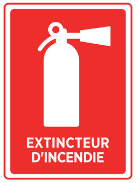 extincteur d'incendie fran&ccedil;ais