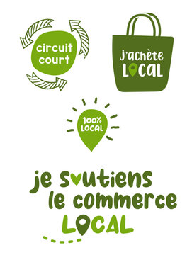 J'ach&egrave;te local badges