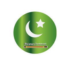 pakistan national flag Circle button Icon Pro Vector,Pakistan Round Flag SVG, Pakistani Circular Banner