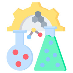 Specialty Chemical Flat Icon