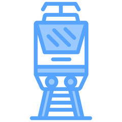 Power Trains Blue Icon