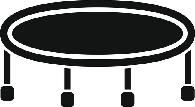 Evacuation trampoline icon simple vector. Slide danger. Stair case