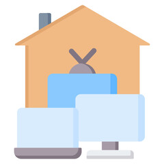 Brown Goods Flat Icon