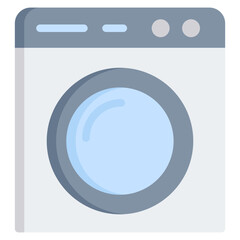 Washing Machine Flat Icon