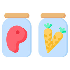 Food Preservation Flat Icon