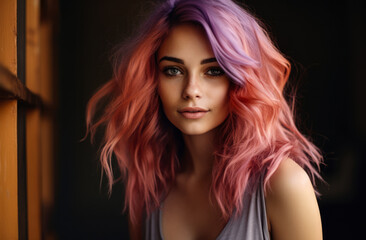 Portrait of an attractive young woman