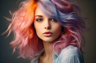 Portrait of an attractive young woman