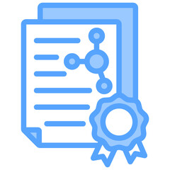 Client Certificate Mapping Blue Icon
