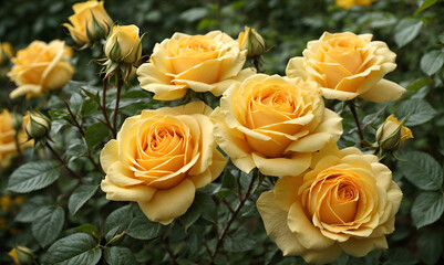 yellow roses close up photography 