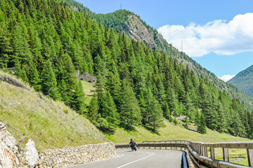 Grosser Sankt Bernhard, Saint-Bernard, St. Bernard, Passstrasse, Alpenpass, Bergstrasse, Alpen,...