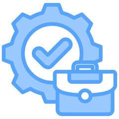 Basic Job Blue Icon