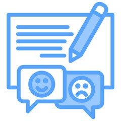 Feedback Blue Icon