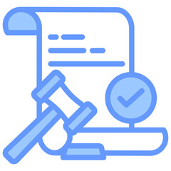 Legal Blue Icon