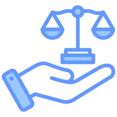 Legal Services Blue Icon