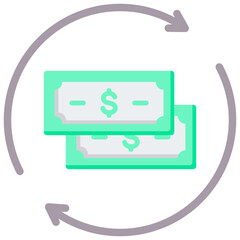 Transaction Flat Icon