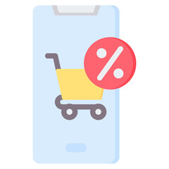Online Shopping Flat Icon