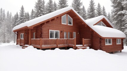 A Cabin In The Snow