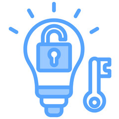 Problem Solving Blue Icon