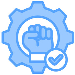 Technical Skills Blue Icon