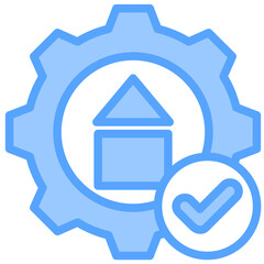 Analogy Blue Icon