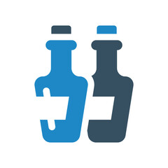 beverage, alcohol icon vector illustration