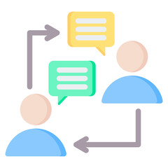 Communication Flat Icon
