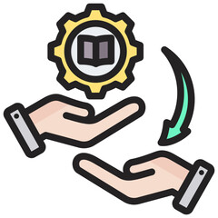 Skill Outline Color Icon